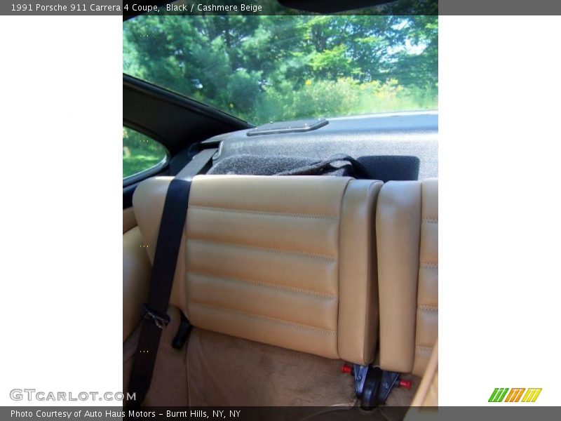 Black / Cashmere Beige 1991 Porsche 911 Carrera 4 Coupe