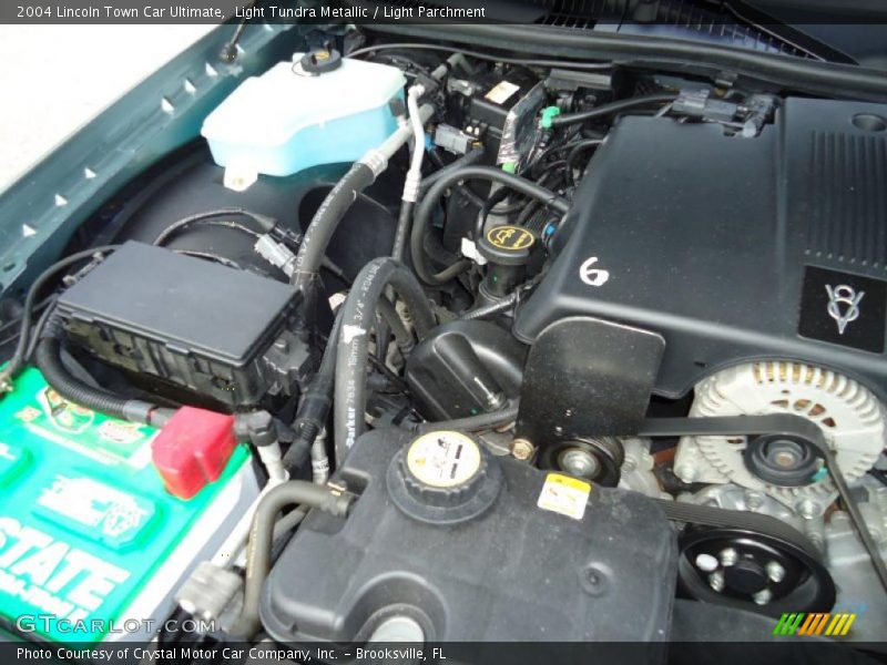 Light Tundra Metallic / Light Parchment 2004 Lincoln Town Car Ultimate