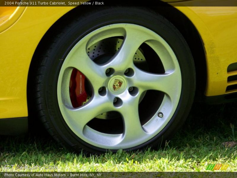 Speed Yellow / Black 2004 Porsche 911 Turbo Cabriolet
