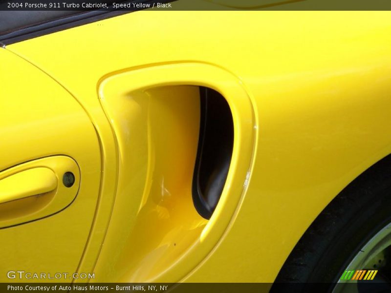 Speed Yellow / Black 2004 Porsche 911 Turbo Cabriolet