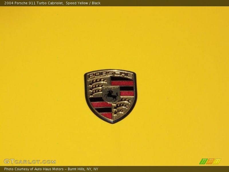 Speed Yellow / Black 2004 Porsche 911 Turbo Cabriolet