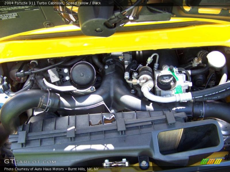 Speed Yellow / Black 2004 Porsche 911 Turbo Cabriolet