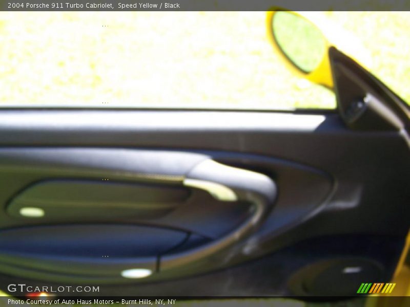 Speed Yellow / Black 2004 Porsche 911 Turbo Cabriolet