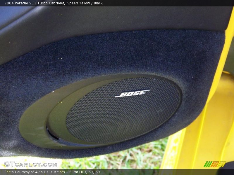 Speed Yellow / Black 2004 Porsche 911 Turbo Cabriolet