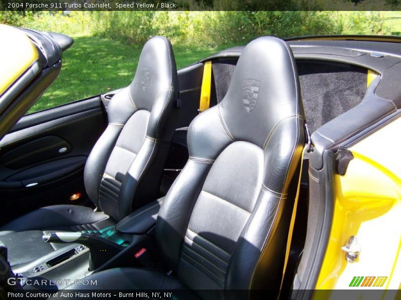 Speed Yellow / Black 2004 Porsche 911 Turbo Cabriolet