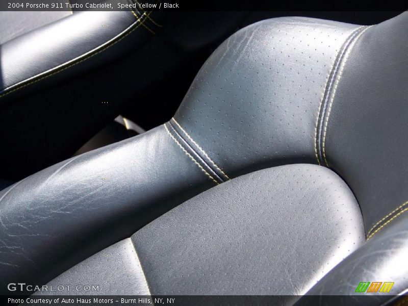 Speed Yellow / Black 2004 Porsche 911 Turbo Cabriolet