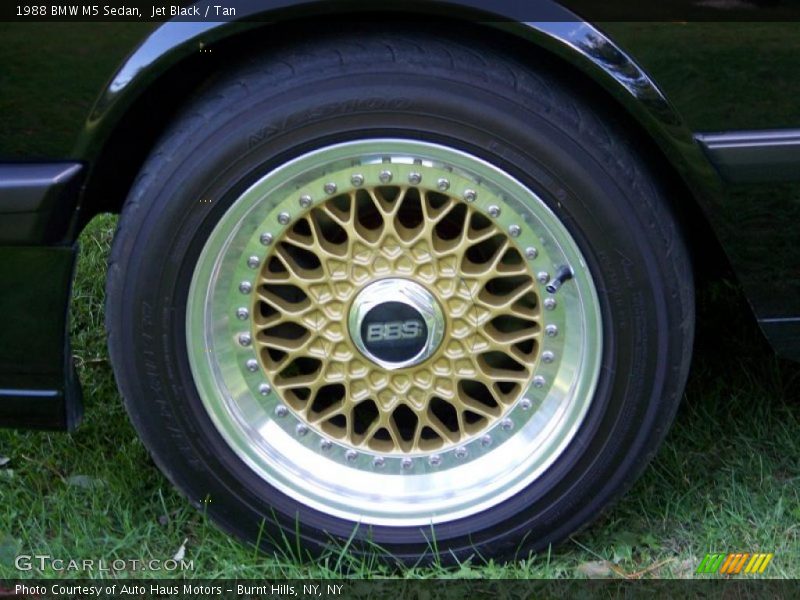 Jet Black / Tan 1988 BMW M5 Sedan