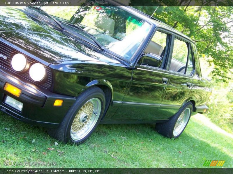 Jet Black / Tan 1988 BMW M5 Sedan