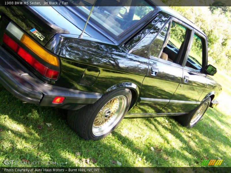 Jet Black / Tan 1988 BMW M5 Sedan
