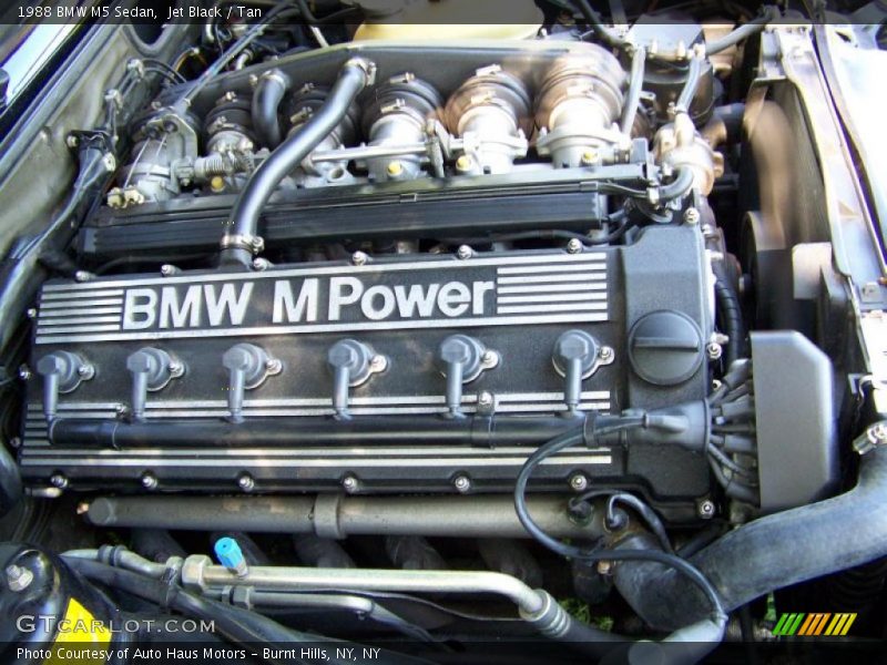 Jet Black / Tan 1988 BMW M5 Sedan
