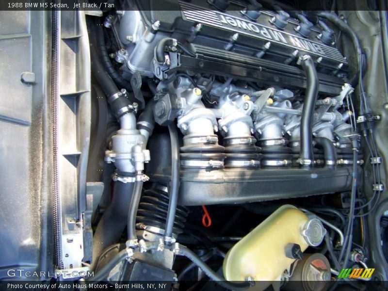 Jet Black / Tan 1988 BMW M5 Sedan