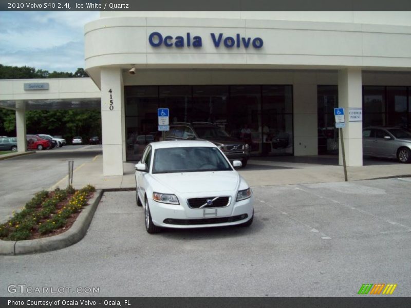 Ice White / Quartz 2010 Volvo S40 2.4i