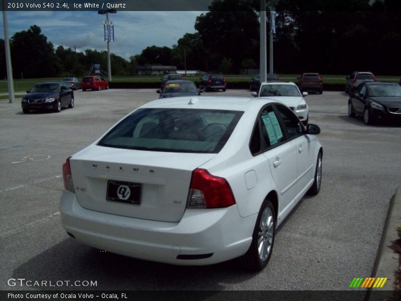 Ice White / Quartz 2010 Volvo S40 2.4i