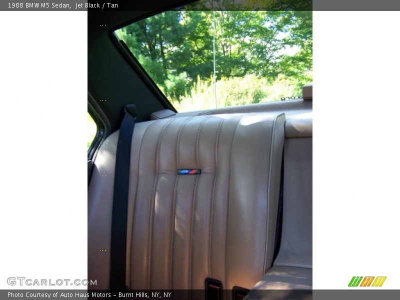 Jet Black / Tan 1988 BMW M5 Sedan