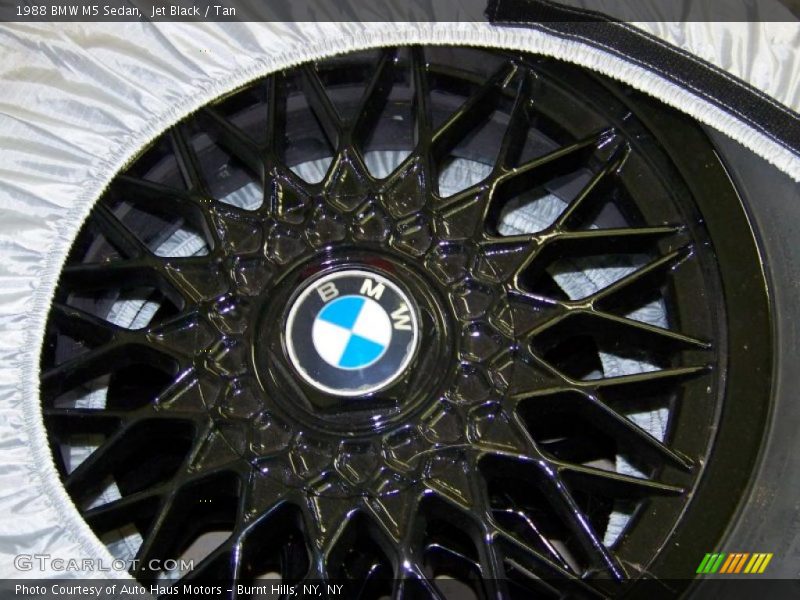 Jet Black / Tan 1988 BMW M5 Sedan