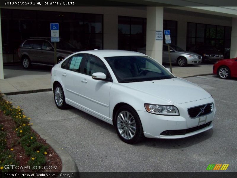 Ice White / Quartz 2010 Volvo S40 2.4i