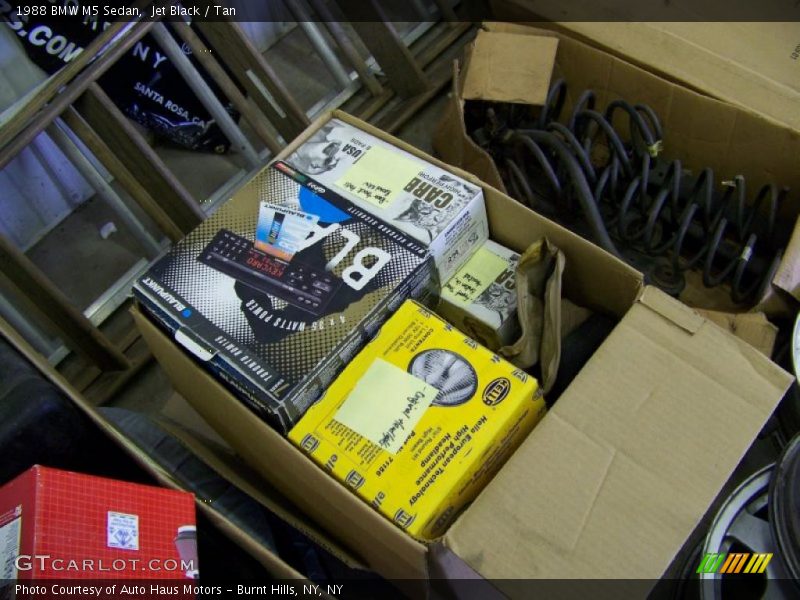 Jet Black / Tan 1988 BMW M5 Sedan