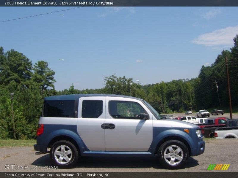Satin Silver Metallic / Gray/Blue 2005 Honda Element EX AWD