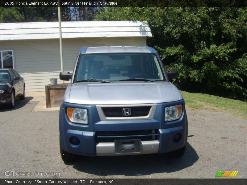 Satin Silver Metallic / Gray/Blue 2005 Honda Element EX AWD