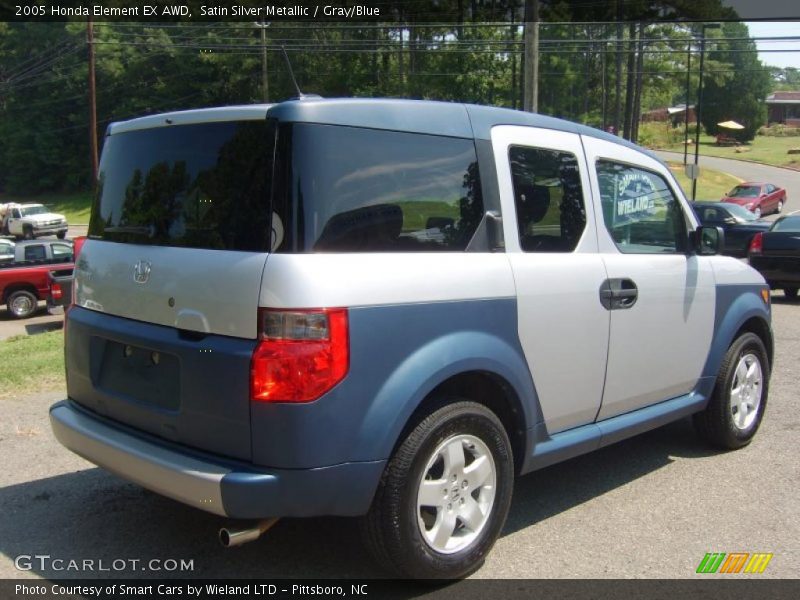 Satin Silver Metallic / Gray/Blue 2005 Honda Element EX AWD
