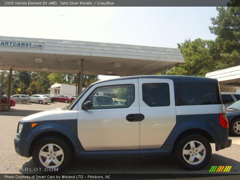 Satin Silver Metallic / Gray/Blue 2005 Honda Element EX AWD