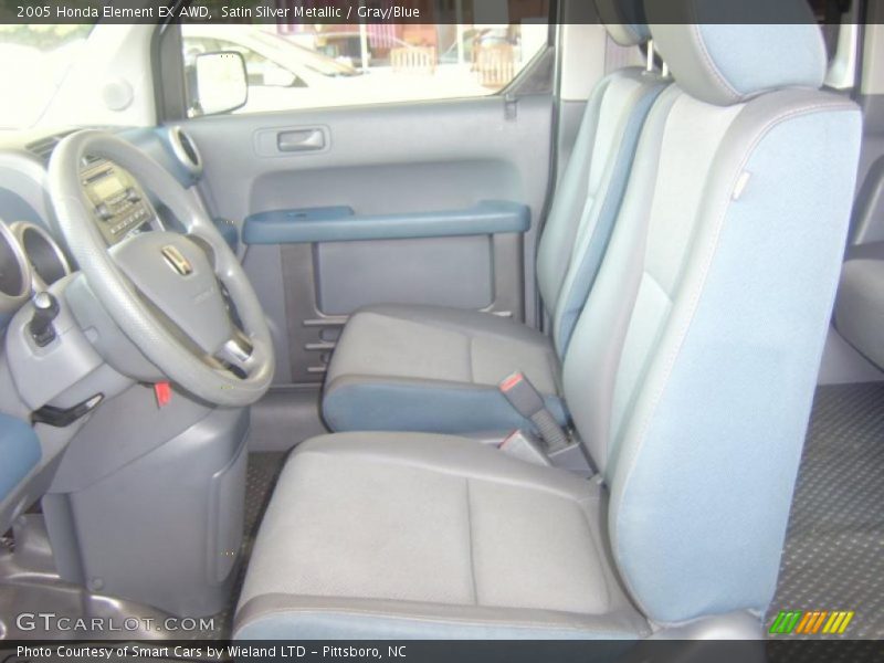 Satin Silver Metallic / Gray/Blue 2005 Honda Element EX AWD