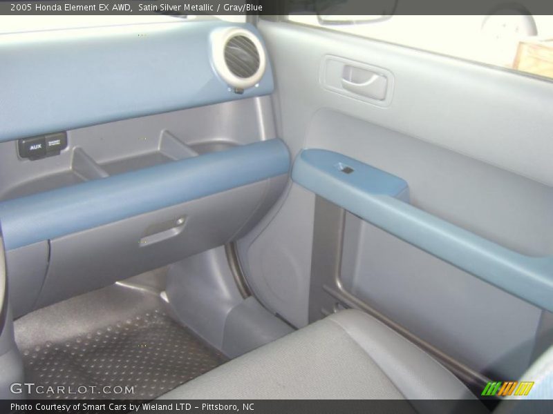 Satin Silver Metallic / Gray/Blue 2005 Honda Element EX AWD