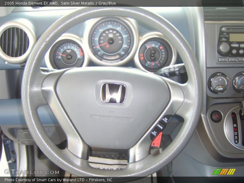 Satin Silver Metallic / Gray/Blue 2005 Honda Element EX AWD