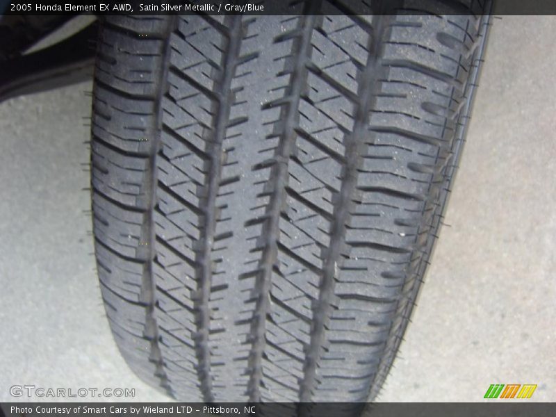 Satin Silver Metallic / Gray/Blue 2005 Honda Element EX AWD