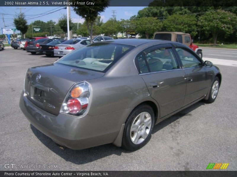 Velvet Beige / Frost Gray 2002 Nissan Altima 2.5 S