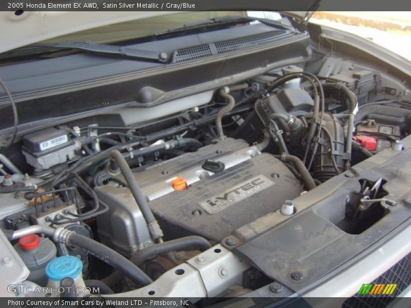 Satin Silver Metallic / Gray/Blue 2005 Honda Element EX AWD