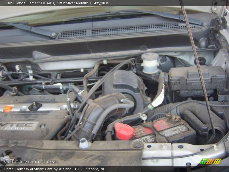 Satin Silver Metallic / Gray/Blue 2005 Honda Element EX AWD