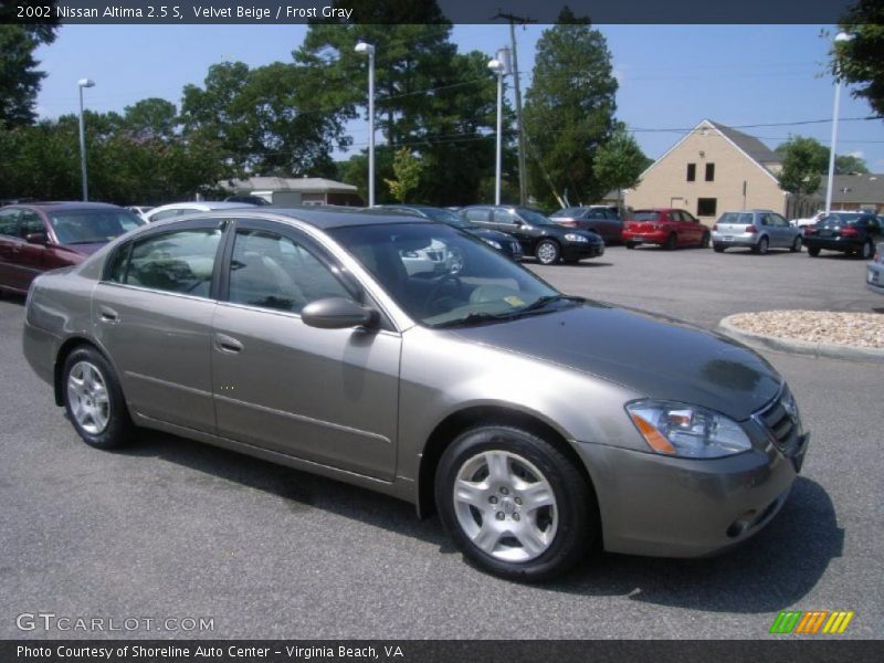 Velvet Beige / Frost Gray 2002 Nissan Altima 2.5 S