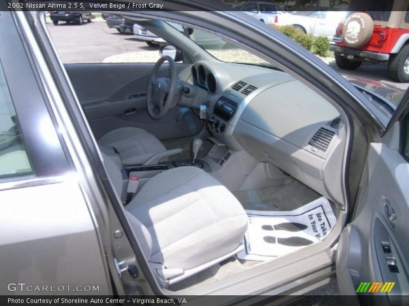 Velvet Beige / Frost Gray 2002 Nissan Altima 2.5 S