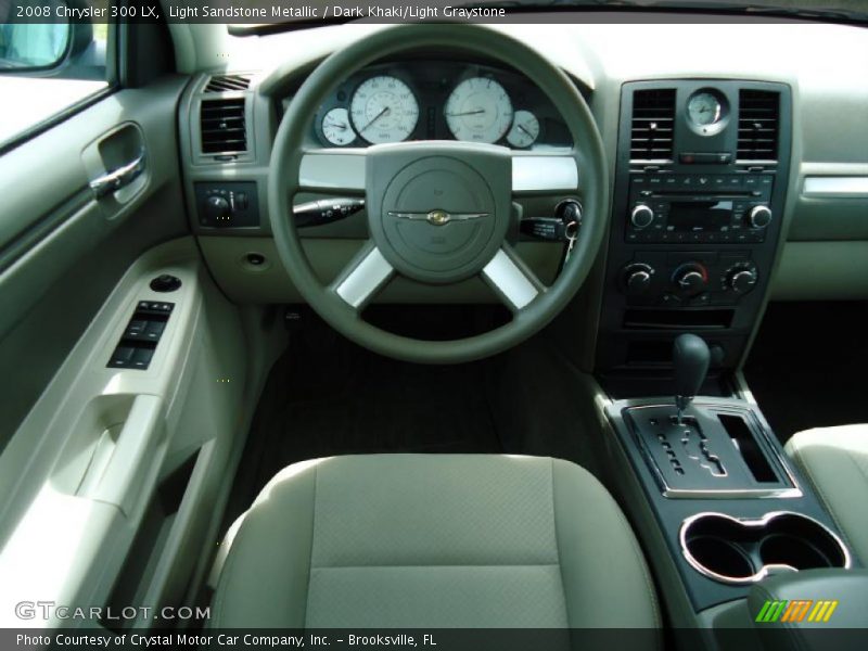 Light Sandstone Metallic / Dark Khaki/Light Graystone 2008 Chrysler 300 LX