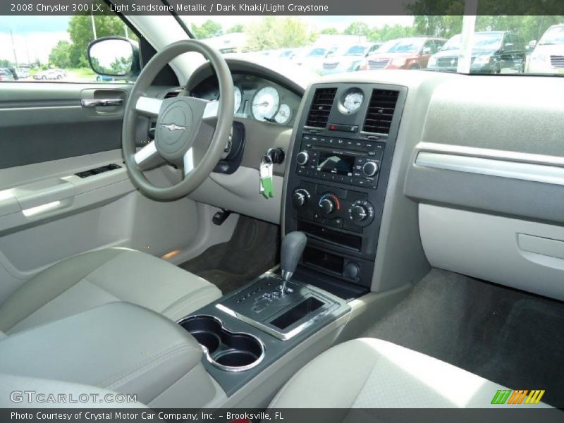 Light Sandstone Metallic / Dark Khaki/Light Graystone 2008 Chrysler 300 LX