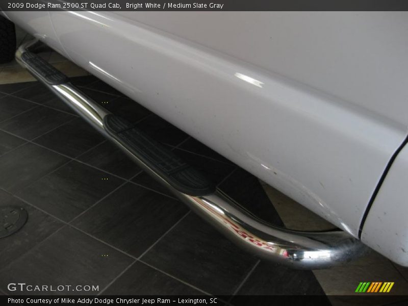 Bright White / Medium Slate Gray 2009 Dodge Ram 2500 ST Quad Cab
