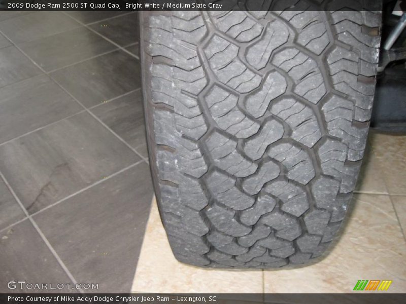 Bright White / Medium Slate Gray 2009 Dodge Ram 2500 ST Quad Cab