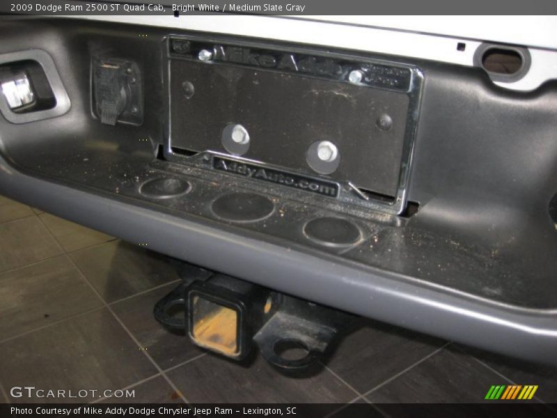 Bright White / Medium Slate Gray 2009 Dodge Ram 2500 ST Quad Cab