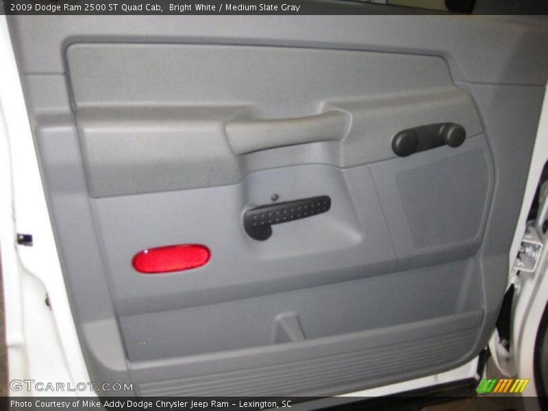 Bright White / Medium Slate Gray 2009 Dodge Ram 2500 ST Quad Cab