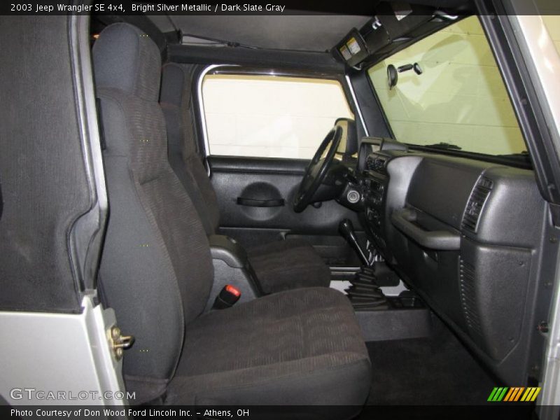 Bright Silver Metallic / Dark Slate Gray 2003 Jeep Wrangler SE 4x4