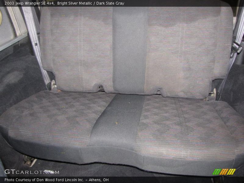 Bright Silver Metallic / Dark Slate Gray 2003 Jeep Wrangler SE 4x4