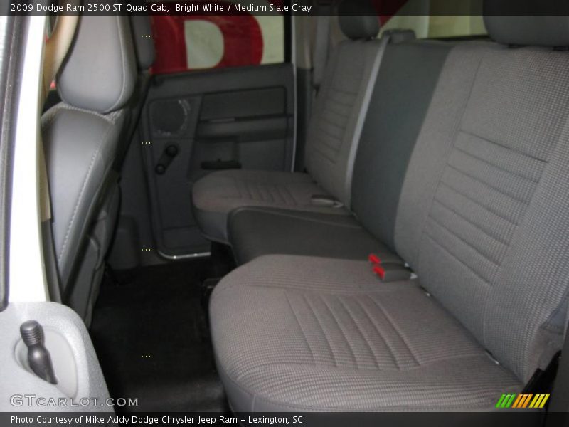 Bright White / Medium Slate Gray 2009 Dodge Ram 2500 ST Quad Cab