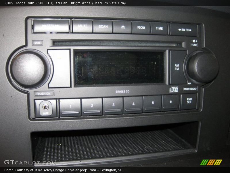 Bright White / Medium Slate Gray 2009 Dodge Ram 2500 ST Quad Cab