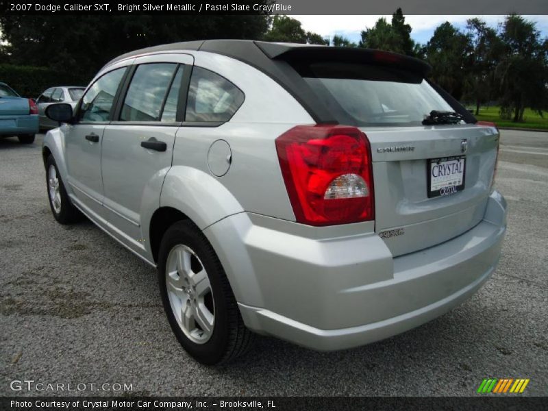 Bright Silver Metallic / Pastel Slate Gray/Blue 2007 Dodge Caliber SXT