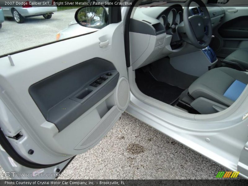Bright Silver Metallic / Pastel Slate Gray/Blue 2007 Dodge Caliber SXT