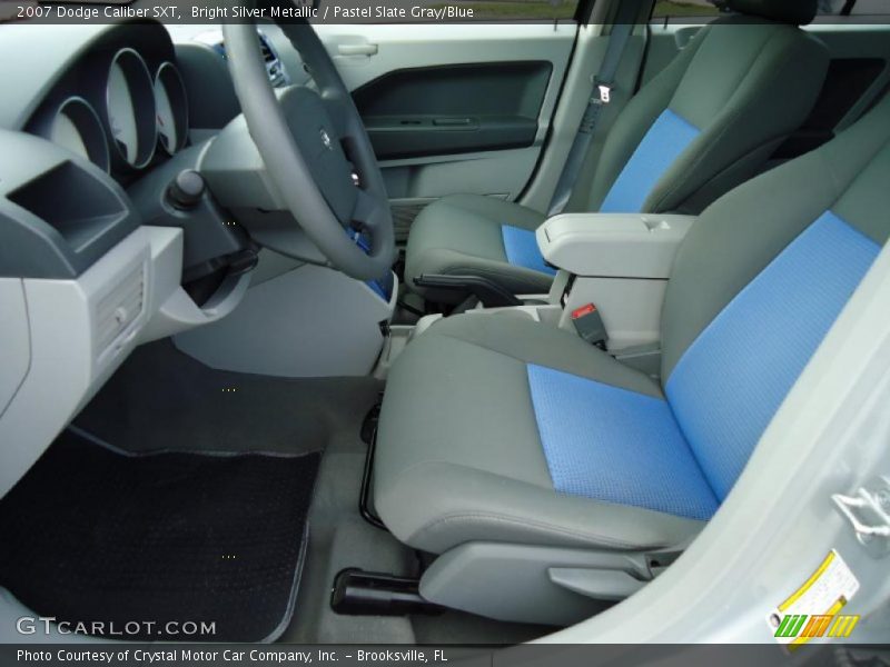Bright Silver Metallic / Pastel Slate Gray/Blue 2007 Dodge Caliber SXT
