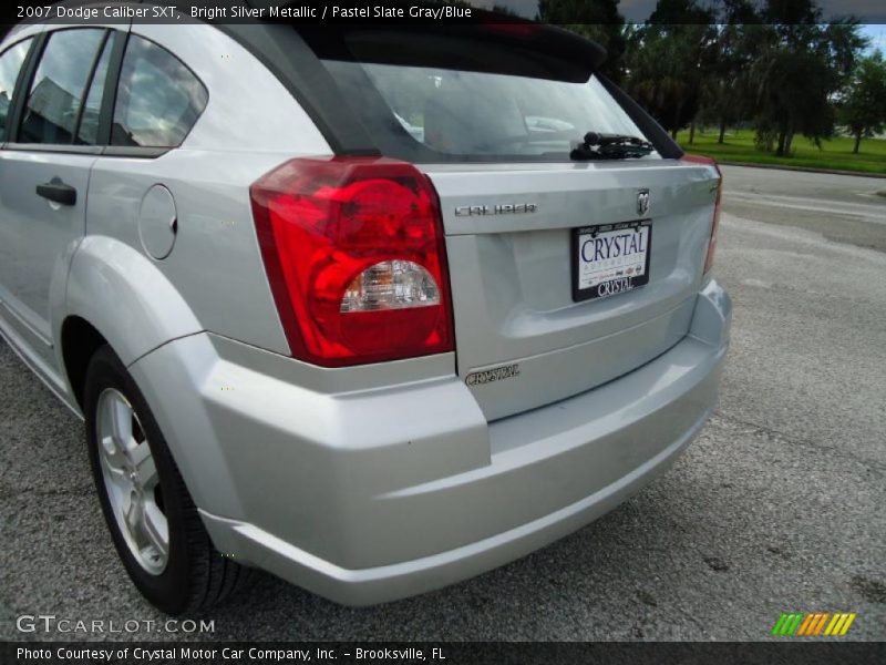 Bright Silver Metallic / Pastel Slate Gray/Blue 2007 Dodge Caliber SXT