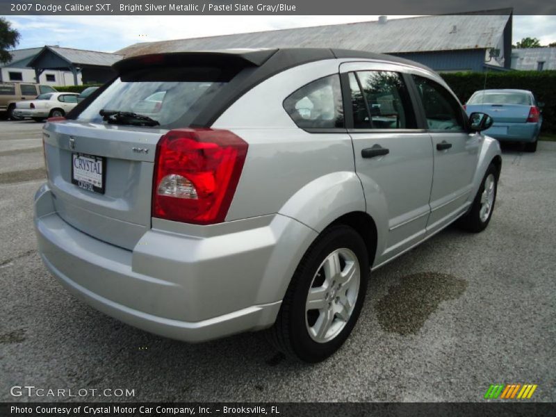 Bright Silver Metallic / Pastel Slate Gray/Blue 2007 Dodge Caliber SXT