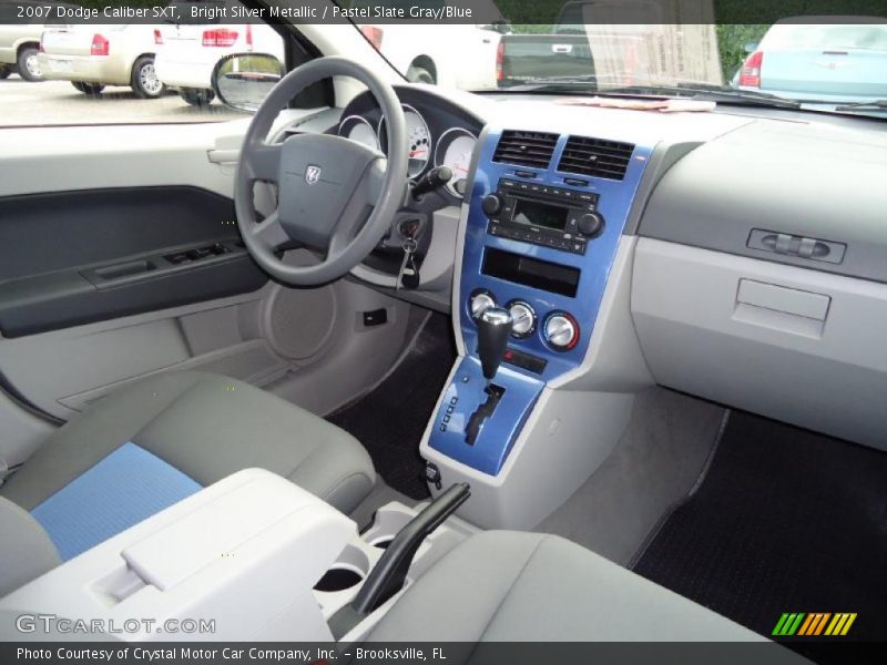 Bright Silver Metallic / Pastel Slate Gray/Blue 2007 Dodge Caliber SXT